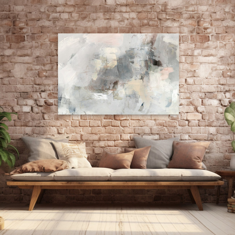 Echo Abstract Modern Art, 40" H x 60" W