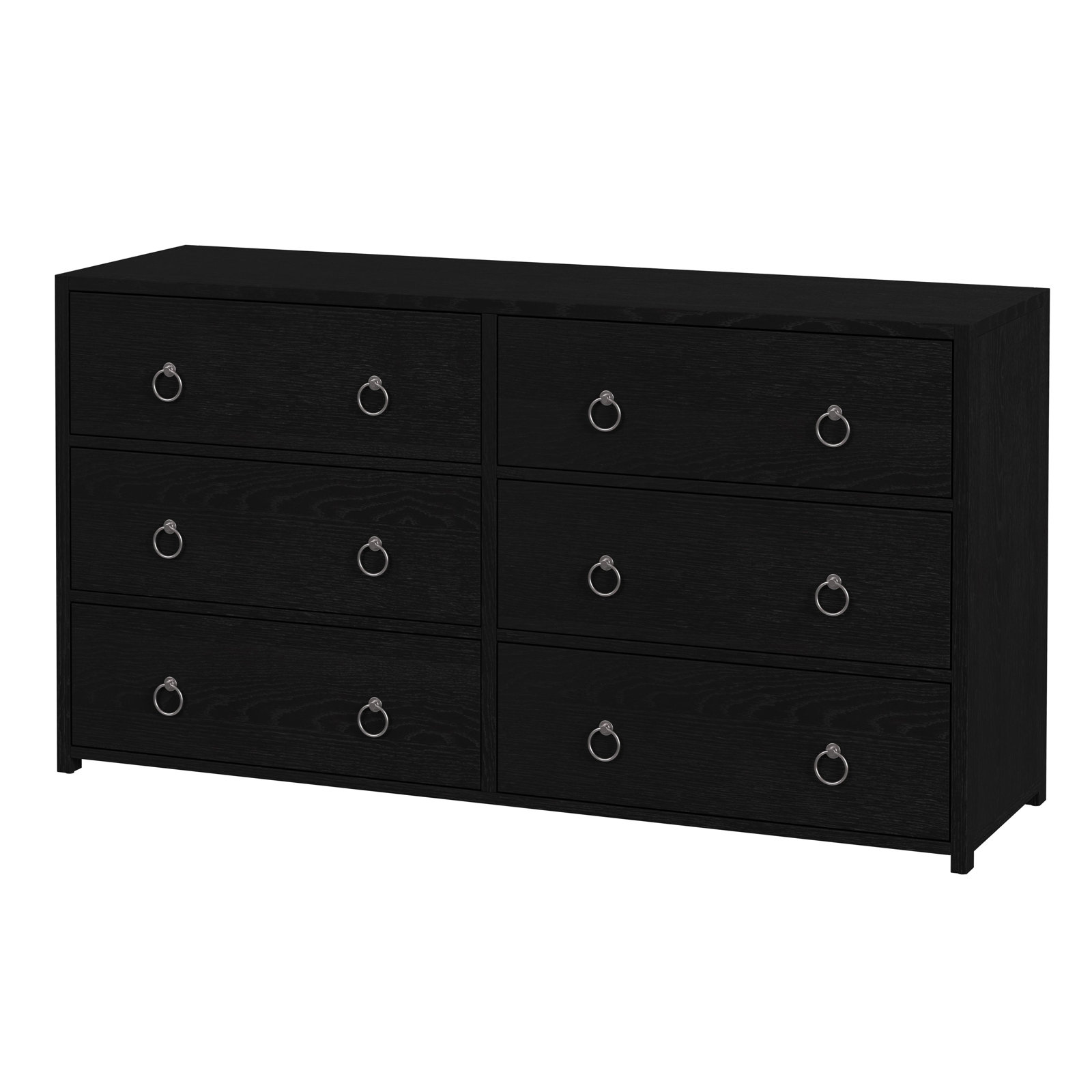 Elin 60" Acacia Dresser, Black