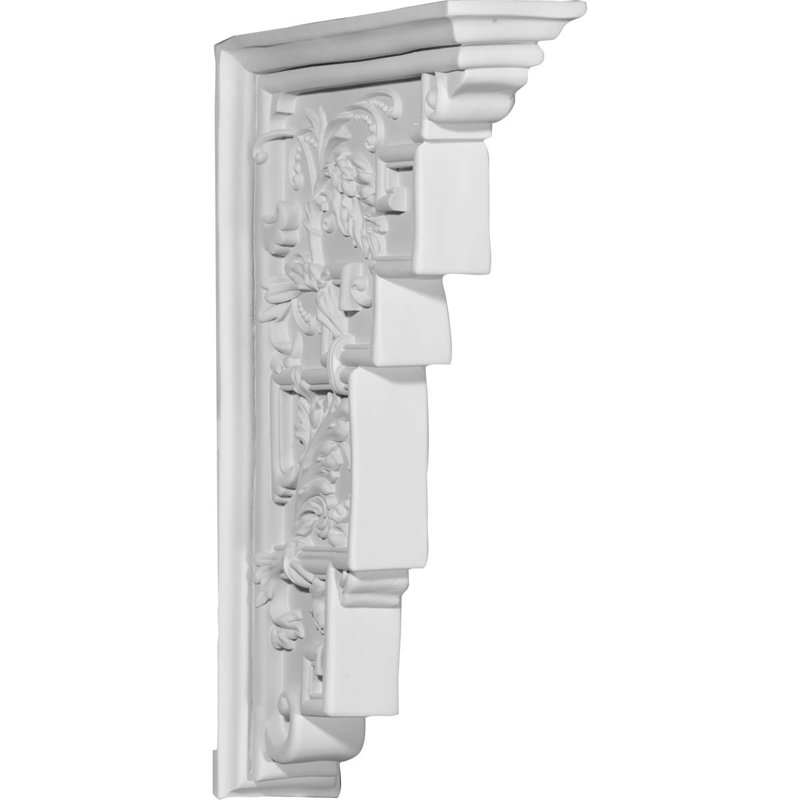 Support / corbeau en uréthane H 12,125 po x l 18,25 po x P 3,25 po