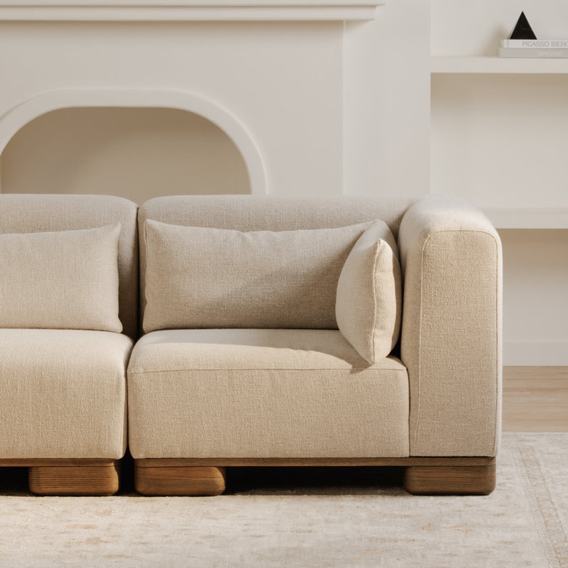 Tissu de performance Beau, Beige