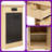 55" Modern Fluted Office Desk with Power Outlet, Storage Cabinet & Adjustable Shelves-385837282