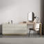 Bureau d'ordinateur en L avec table de bureau extensible avec 6 tiroirs l 47,2 po Talyiah