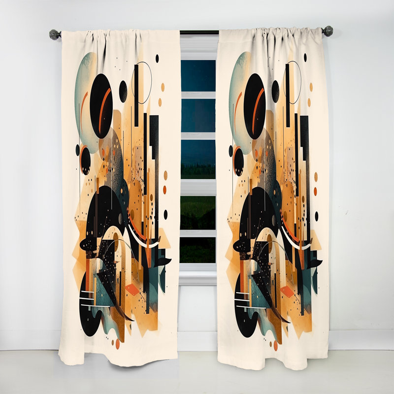 Donatella - rideau en velours moderne - obscurcissement de la pièce - noir et doré, L 52 po x L 108 po