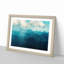 Boat out to Sea in Abstract - Picture Frame Painting Print-55679548-55679546