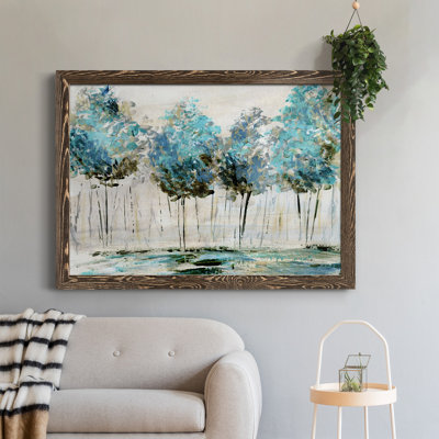Printemps - Peinture sur toile encadrée