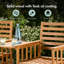 Solid Wood Acacia Outdoor Bench