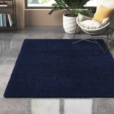 Tapis bleu marine Bardhi
