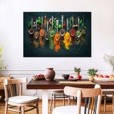 Spoons And Spices Canvas Print