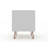 Rockefeller 20" Nightstand In White (2-Drawer)-238041609