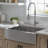 Pekoe 33'' L Single Bowl Stainless Steel Kitchen Sink