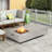 34.25'' x 60.04'' Rectangle Concrete Fire Pit Tool