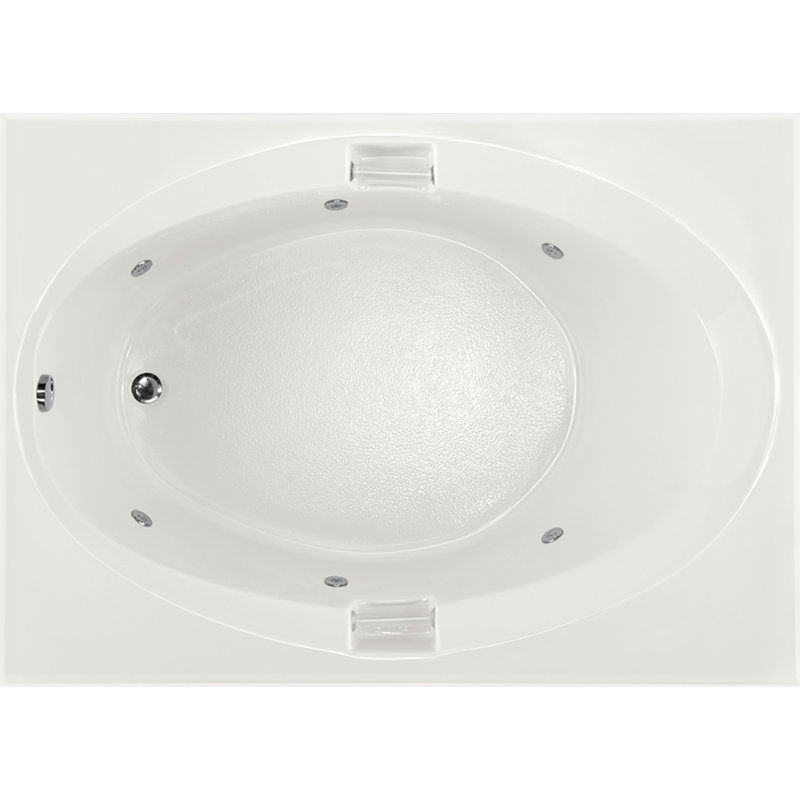 Builder 6042 60'' x 42'' Acrylic Bathtub, White