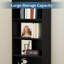 Grande bibliothèque, présentoir autoportant peu encombrant avec rangement pour le salon, la chambre à coucher ou le bureau-371753438-371753437