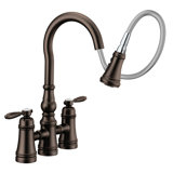 Weymouth Pull Down Touch Double Handle Kitchen Faucet