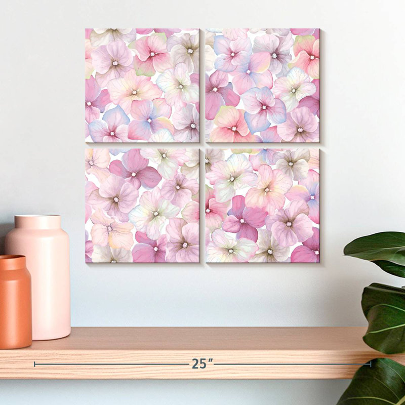 Harnek Gradient Pink Hydrangeas