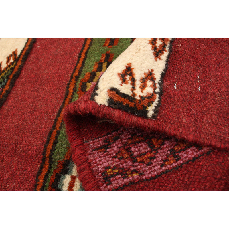 Tapis décoratif en laine noué à la main de conception unique 3 pi 6 po x 5 pi 2 po noué à la main new age izmir