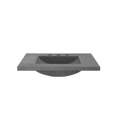 30.5" Single Bathroom Vanity Top with Sink