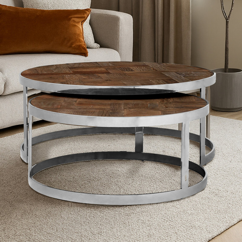 Ivey Pedestal Nesting Tables