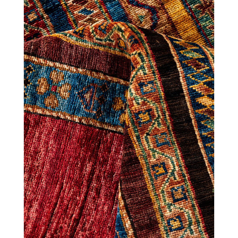 One-of-a-Kind Rectangle 9'2" X 12'1" Hand Knotted Area Rug