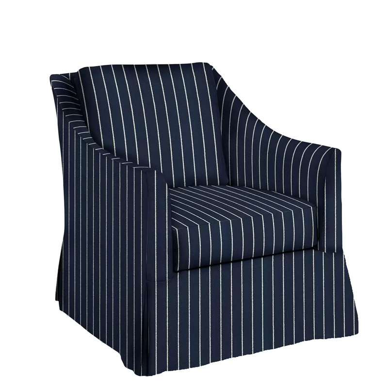 Méridienne Baldwin, Sailor rayé indigo / bleu