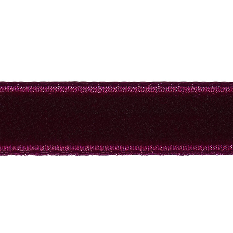 Velvet Tape Narrow, Aubergine