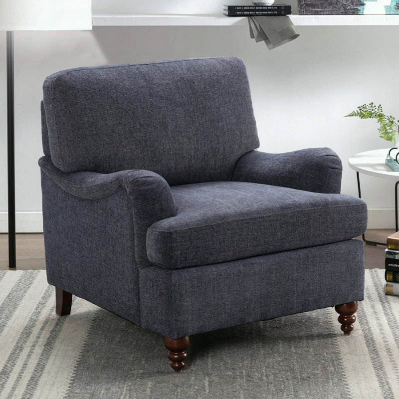 Fauteuil Candor - English Roll Arm (Marine), Marine