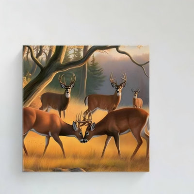 Art mural sur toile sans cadre 16 "x 16"