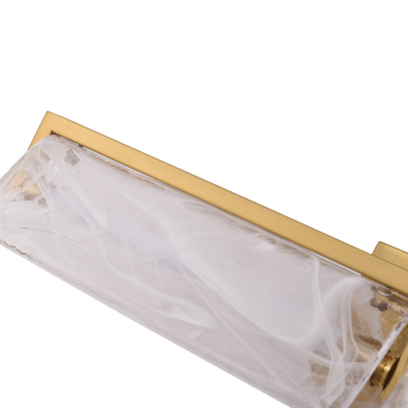 Luminaire de meuble-lavabo Mingle - Laiton satiné - l 25,5 po