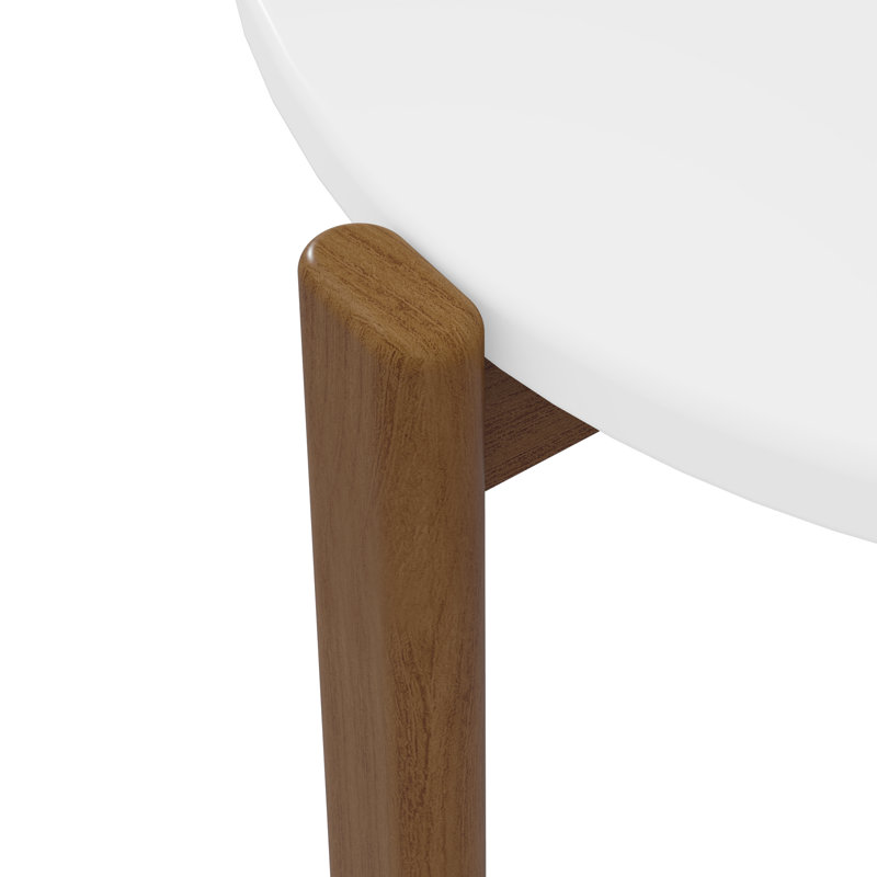 Ensemble de tables basses 2 pièces Jernya, Blanc