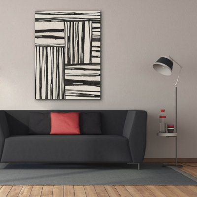 «Sentiment Stripes 3» par Chris Paschke, art mural sur toile