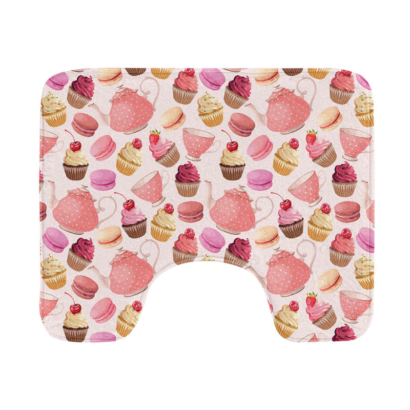 Tapis de salle de bain en forme de U Dessert 20 po Multicolor