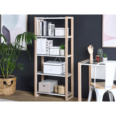 Uddevalla 152 cm H x 68 cm W Iron Standard Bookcase
