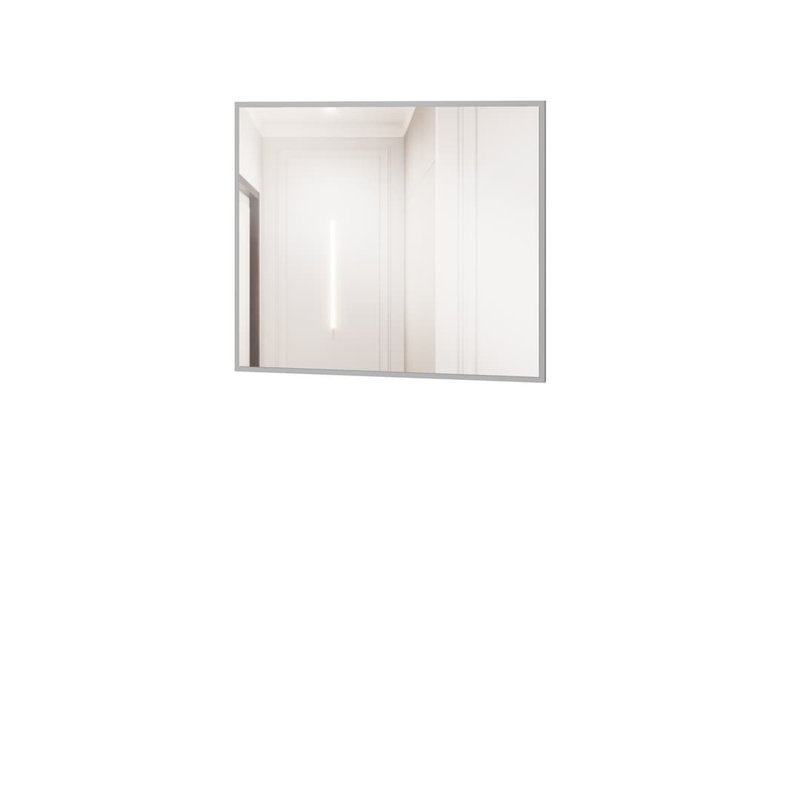 Simply Rectangle Mirror, Grey Wood