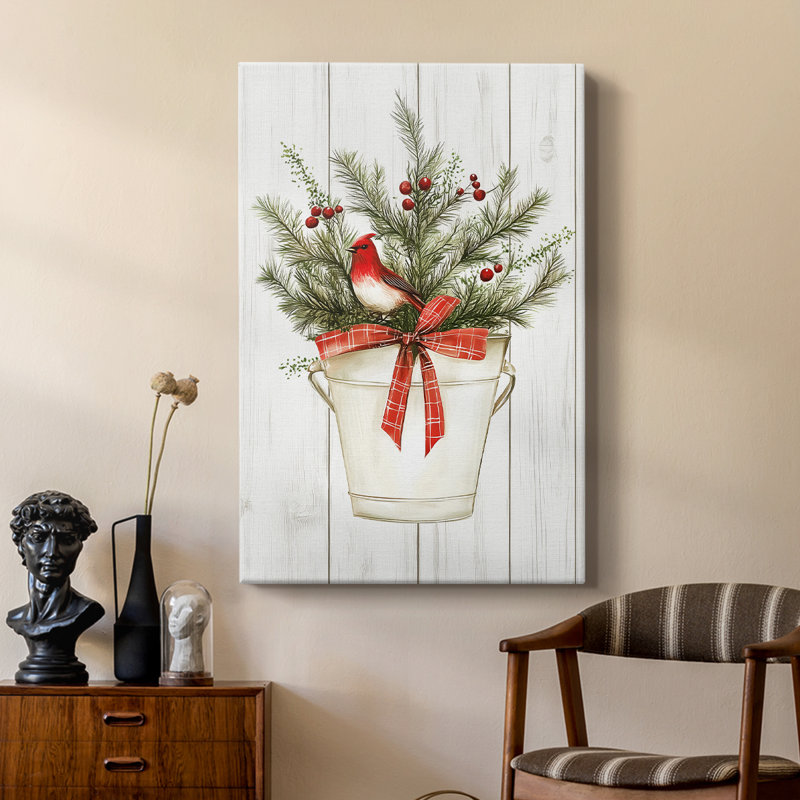Art des Fêtes de Noël Lxxv - galerie sur mesure Cavas, H 18 po x l 12 po