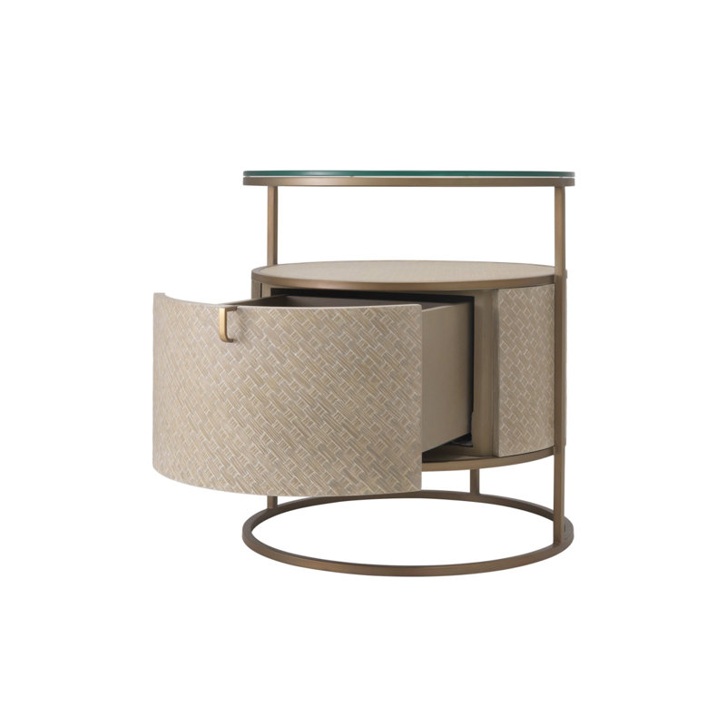 Napa Valley Glass End Table