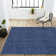 Pata Hand Woven Chunky Jute Navy Rug