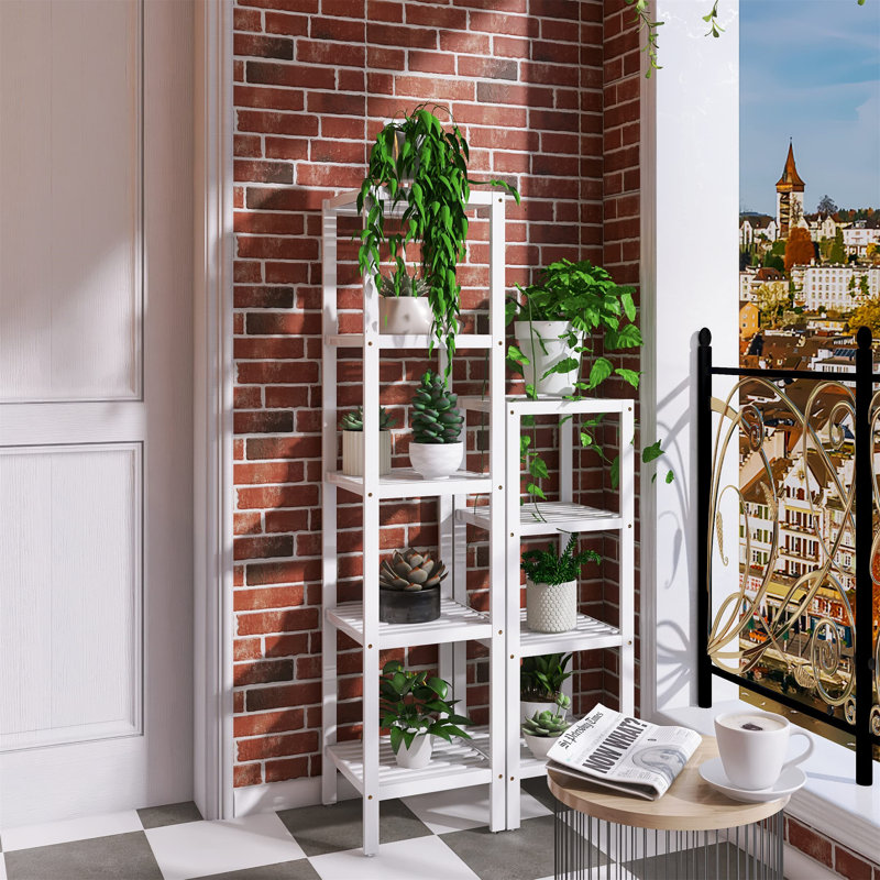 Nagy Bathroom Shelves, White