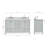 Flynt 61'' Double Bathroom Vanity with Carrara Marble Top-64627185-64627186