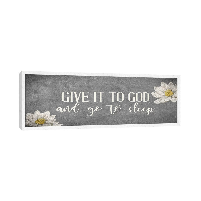 Give It II by Kimberly Allen - Panoramic Print on Canvas, 121.92 cm H x 40.64 cm W, White Framed