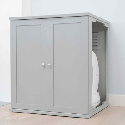 Refined self-cleaning litter box