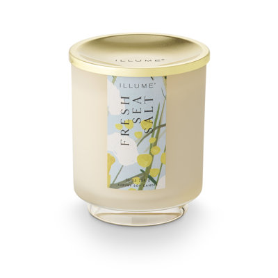 Bougie magnifique en verre flotté 284G