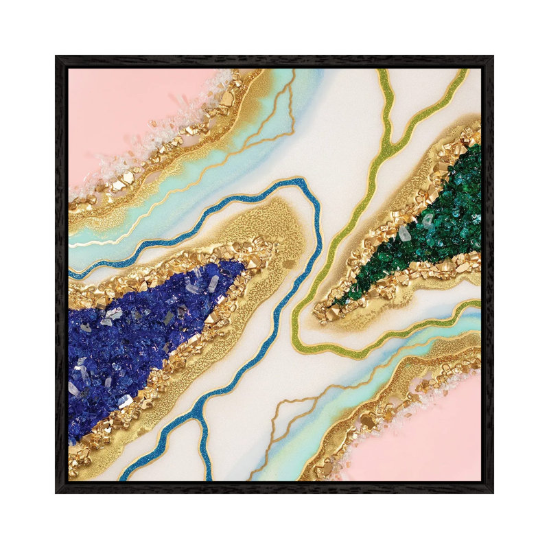 Amuleto De Promesas by Goga Studio - Print on Canvas, Black Framed, 93.98cm H x 93.98cm W x 3.81cm D