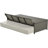PE Wicker Rattan Double Chaise Lounge, 2-Person Reclining Daybed with Adjustable Back and Cushions-2087564641