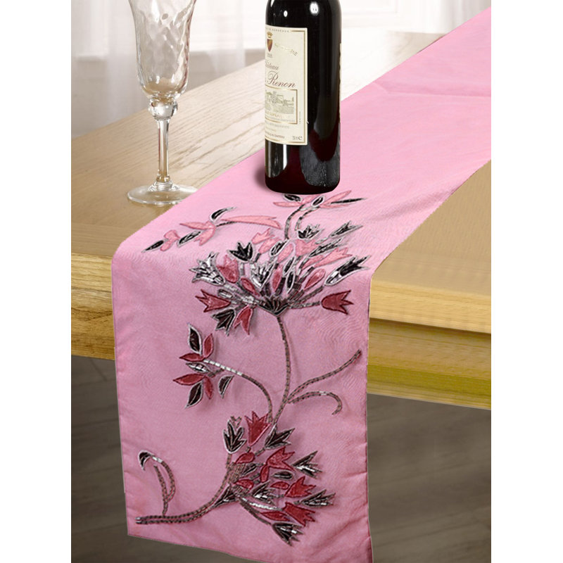 Junius Polysilk Net Embroidered Table Runner