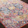Charleston Power Loom White/Orange/Dark Blue Rug