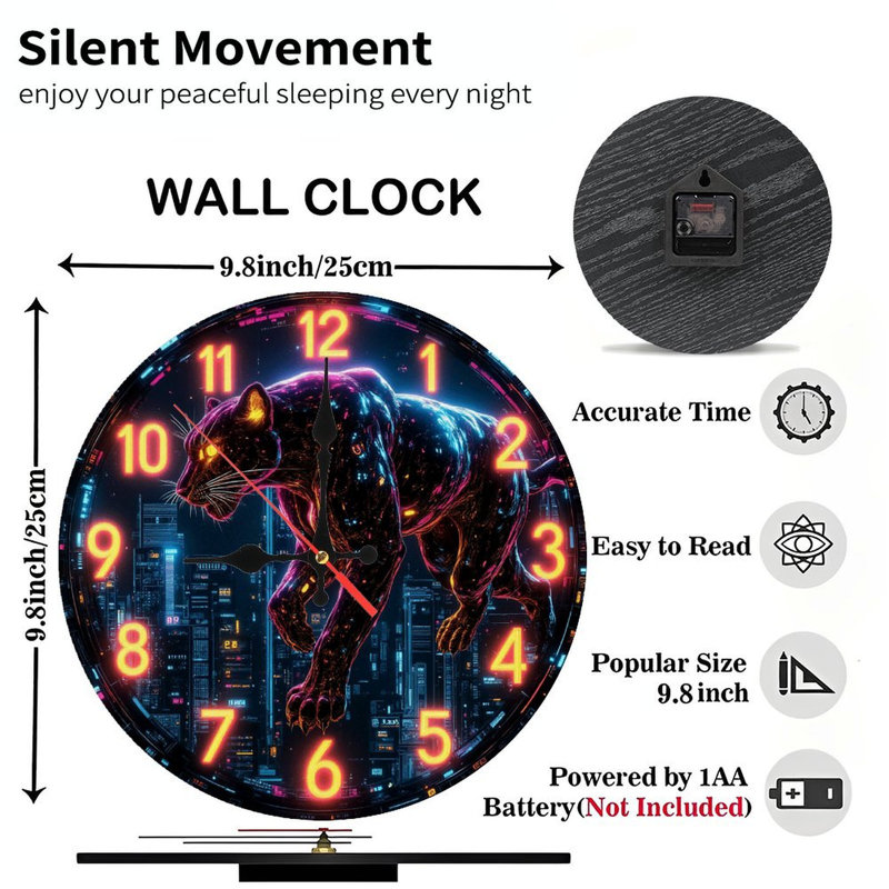 Art horloge murale aigle