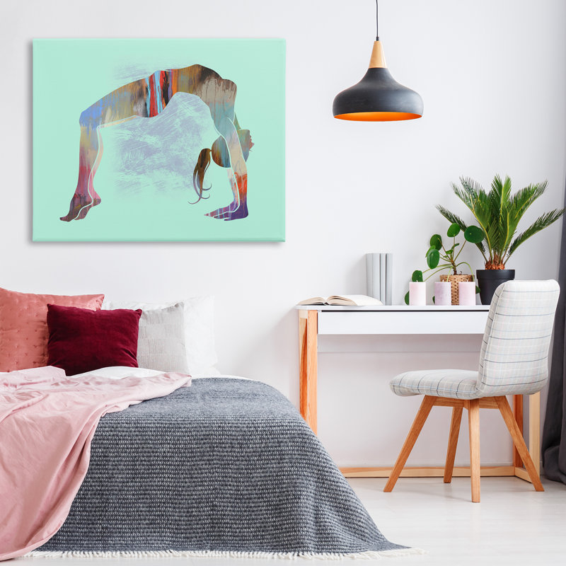 Yoga Exercise Pose Canvas Wall Art by Tim Parker, 36" H x 48" W