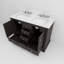 Meuble-lavabo double avec comptoir en marbre de Carrare