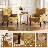 Upholstered Armchair, Button Tufted Accent Chair Single Sofa with Wood Legs for Living Room Bedroom-1917368870