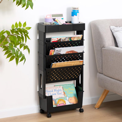 77cm H x 38cm W Book Cart
